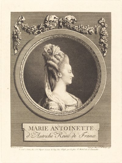 Maria Antonina autorstwa Marie Louise Adelaide Boizot after Louis Simon Boizot