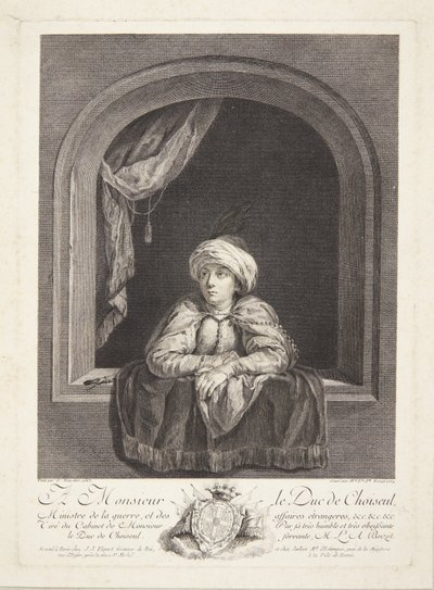 Chłopiec z turbanem w oknie autorstwa Marie Louise Adélaïde Boizot