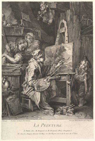 Malarstwo, 1752. autorstwa Marie Madeleine Igonet