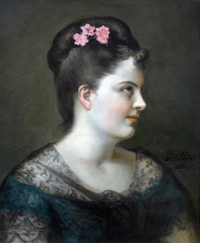 Autorretrato de Marie Petietpolish autorstwa Marie Mrs Dujardin-Beaumetz Petiet