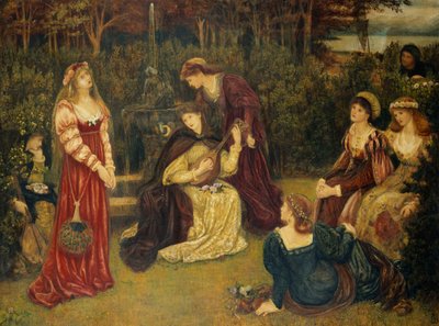 Śpiew Fiammetta autorstwa Marie Spartali Stillman