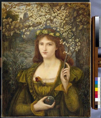 Madonna Pietra Degli Scrovigni autorstwa Marie Spartali Stillman