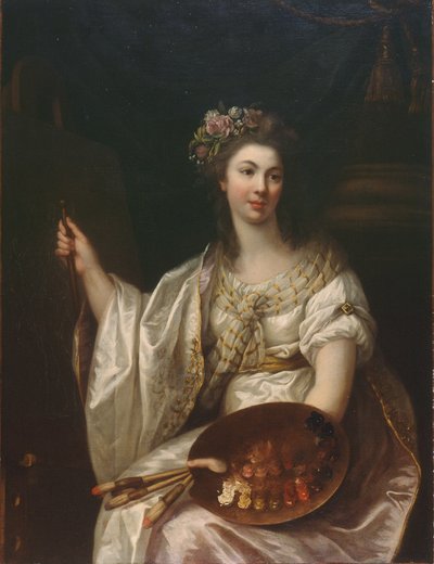 Francuski: Allégorie de la peinture Alegoria malarstwa autorstwa Marie Victoire Lemoine