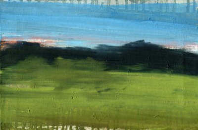 Unseen Landscape, 2023 (olej na płótnie) autorstwa Marina Falco