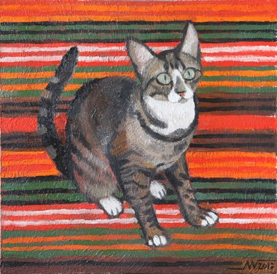 Tabby w paski autorstwa Marina Gorkaeva