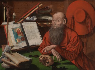 Saint Jerome autorstwa Marinus van Reymerswaele