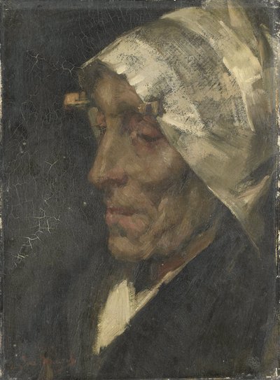 żona rybaka autorstwa Marinus van der Maarel