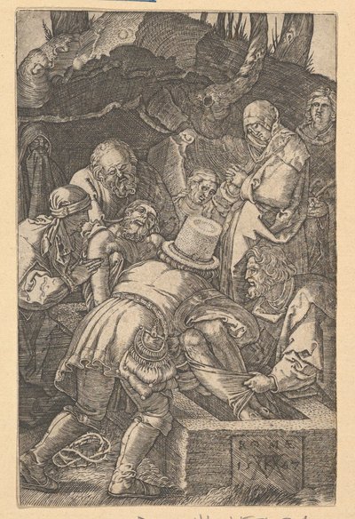 Złożenie do grobu, 1567. autorstwa Mario Cartaro