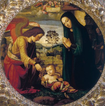 święta Rodzina autorstwa Mariotto Albertinelli