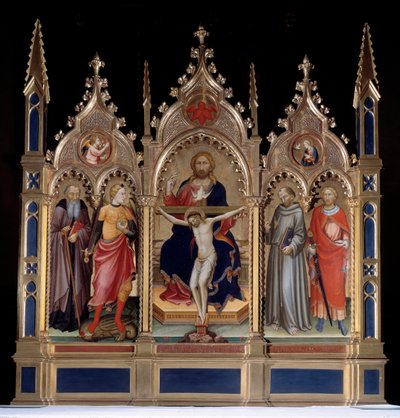 Trójca Święta i święci (malarstwo autorstwa Mariotto di Nardo