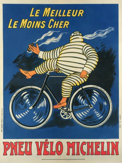 Plakat reklamujący opony Michelin, wydrukowany przez Chaix, Paryż autorstwa Marius (1867 1946) Rossillon