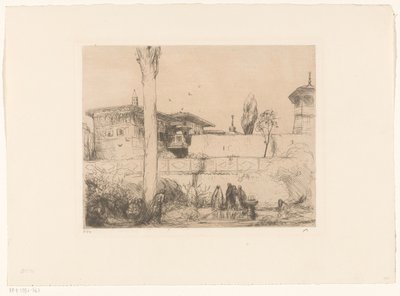 Pałac Bachi-Seraï na Krymie autorstwa Marius Bauer (signed by artist)