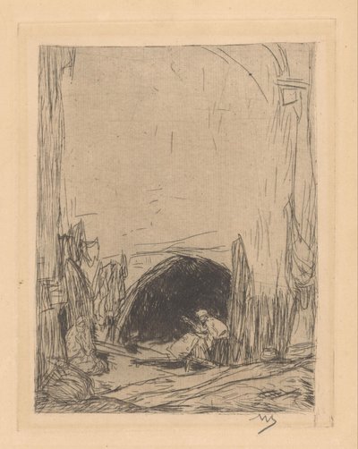 Bazar w Konstantynopolu autorstwa Marius Bauer (signed by artist)