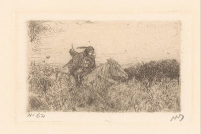 Jeździec autorstwa Marius Bauer (signed by artist)