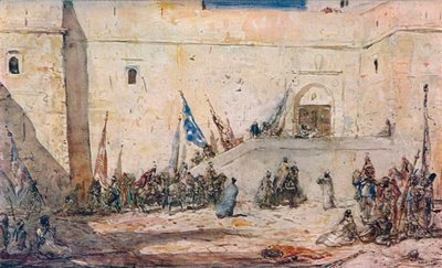 „Dzień festiwalu”, ok. 1910 r. autorstwa Marius Bauer