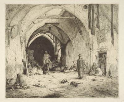 Bazar w Damaszku autorstwa Marius Bauer
