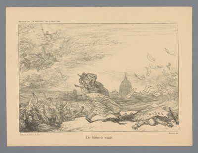 Sirocco wieje (tytuł na obiekcie) autorstwa Marius Bauer