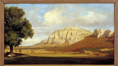 Widok na masyw Sainte Baume autorstwa Marius Engaliere