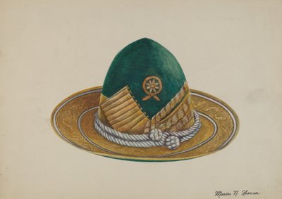 Hiszpański południowy zachód: kapelusz, ok. 1937. autorstwa Marius Hansen