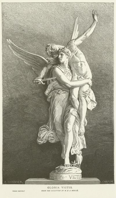 Gloria Victis autorstwa Marius Jean Antonin Mercie
