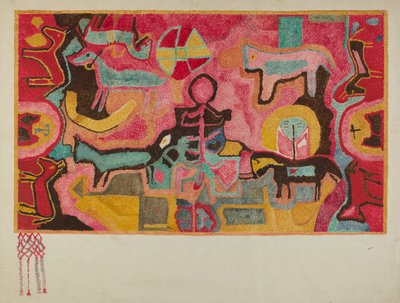 Dywan haczykowaty, ok. 1937. autorstwa Marjery Parish