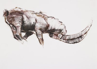 Wyzwanie (węgiel i conte na papierze) autorstwa Mark Adlington