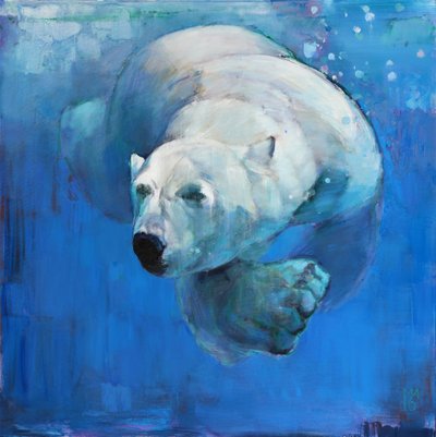 Głęboki błękit, 2016, autorstwa Mark Adlington
