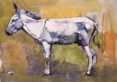 Osioł Ogier, Ronda, 1998 (media mieszane na papierze) autorstwa Mark Adlington