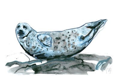 Skalisty (pieczęć), 2019 autorstwa Mark Adlington