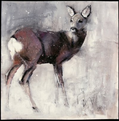 Roe Doe, 2000 (media mieszane na papierze) autorstwa Mark Adlington