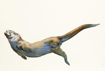 Aksamit, 2014, (akwarela na papierze) autorstwa Mark Adlington