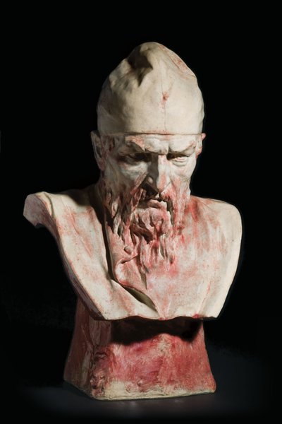 Ceramiczne popiersie Iwana Groźnego, XIX w. autorstwa Mark Antokolsky