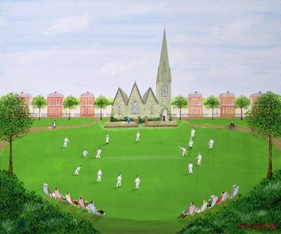 Krykiet na Blackheath autorstwa Mark Baring