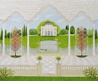 Le Chateau Rose autorstwa Mark Baring