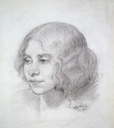 Głowa dziewczyny autorstwa Mark Gertler