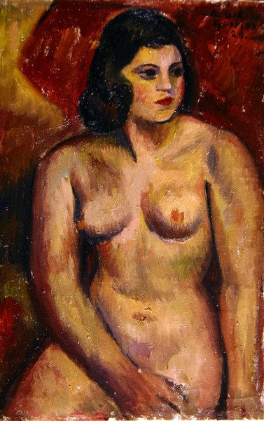 Studium aktu kobiecego autorstwa Mark Gertler