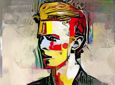 Picasso w nowej odsłonie - David Bowie (malarstwo) autorstwa Mark Gordon