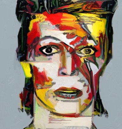 Picasso w nowej odsłonie - David Bowie 2 (obraz) autorstwa Mark Gordon