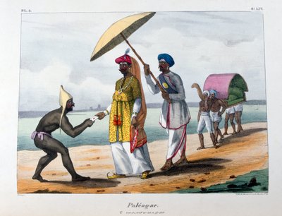Paleagar, 1828 autorstwa Marlet et Cie