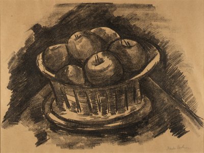 Jabłka w koszu autorstwa Marsden Hartley