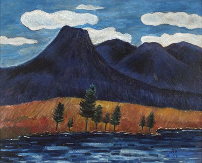 Niebieski krajobraz autorstwa Marsden Hartley
