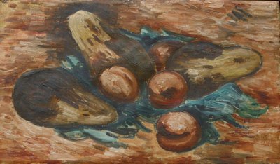 Bakłażany i Granaty autorstwa Marsden Hartley