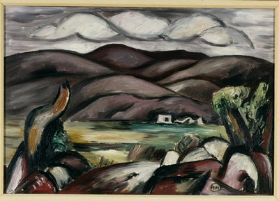 Pejzaż, Nowy Meksyk (olej na płótnie) autorstwa Marsden Hartley