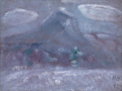 Góra Katahdin, burza śnieżna autorstwa Marsden Hartley