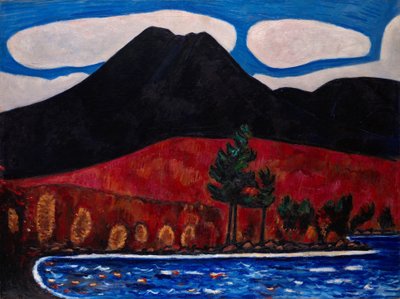 Góra Katahdin (Maine), jesień #2, 1939-40 autorstwa Marsden Hartley