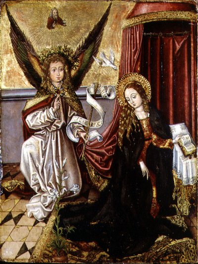 Zwiastowanie autorstwa Martin (follower of) Schongauer