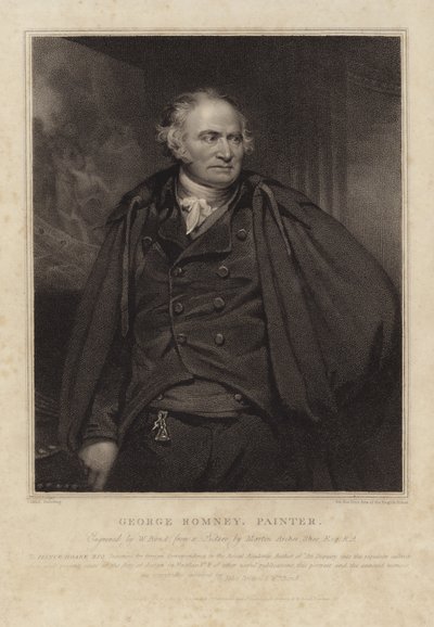 George Romney autorstwa Martin Archer Shee