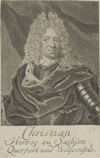 Christian von Sachsen-Weißenfels autorstwa Martin Bernigeroth