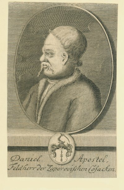 Hetman Danylo Apostol 1654-1734 autorstwa Martin Bernigeroth