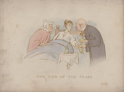 Strona z Humorów Cynikusa (kolorowa grawerunek) autorstwa Martin  Anderson